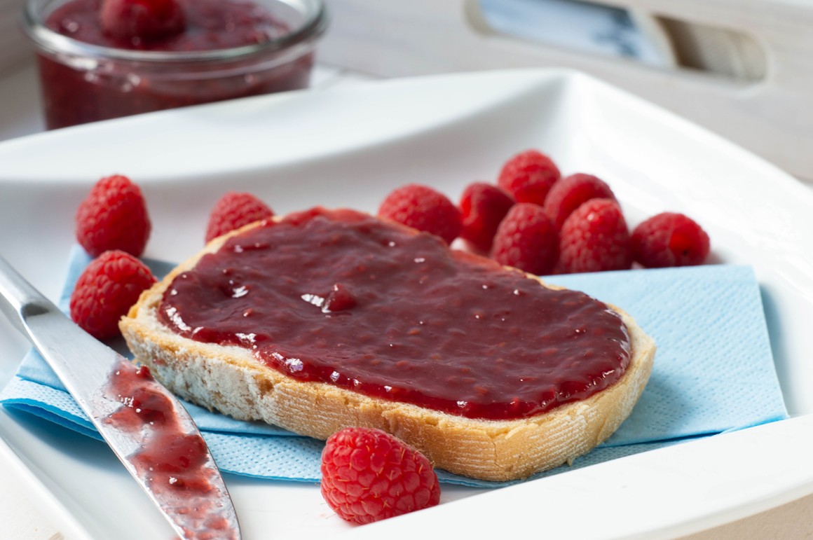 Himbeer-Gelee mit Wein - Rezept
