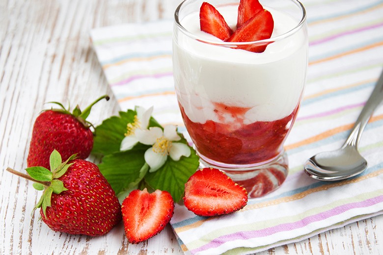 Erdbeer-Joghurt-Creme