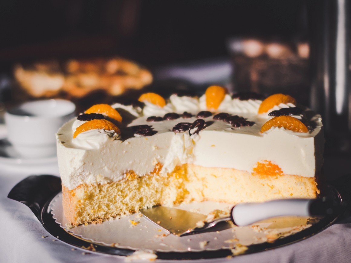 Mandarinen-Quark-Torte