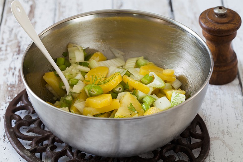 Kartoffelsalat mit Fenchel