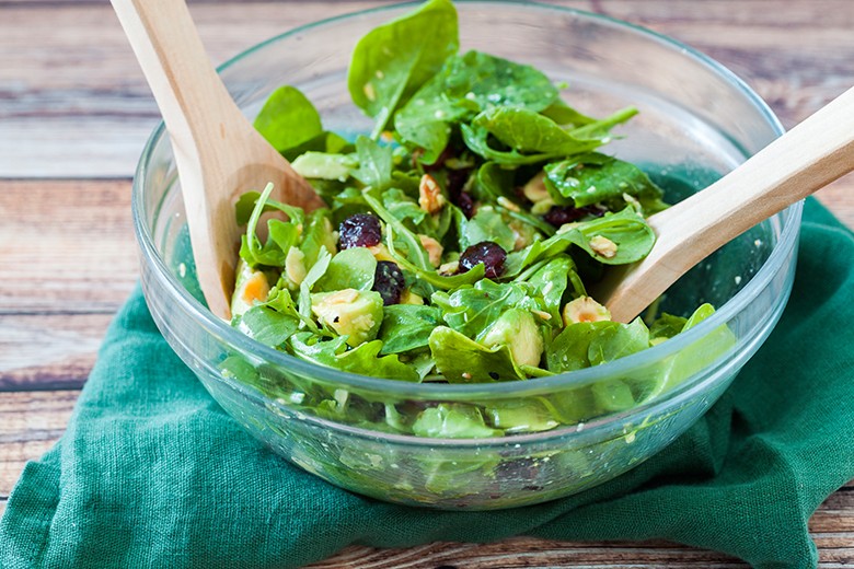 Spinat-Avocadosalat