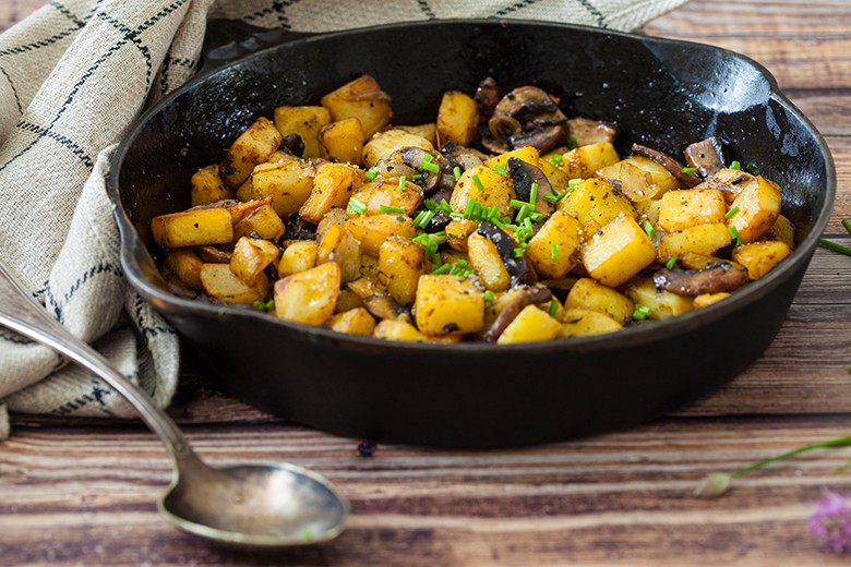Pilzpfanne mit Kartoffeln