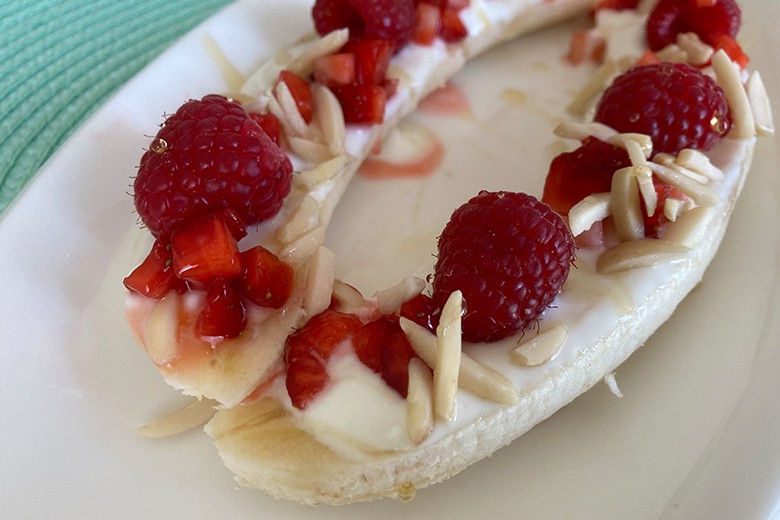 Gesunder Bananensplit