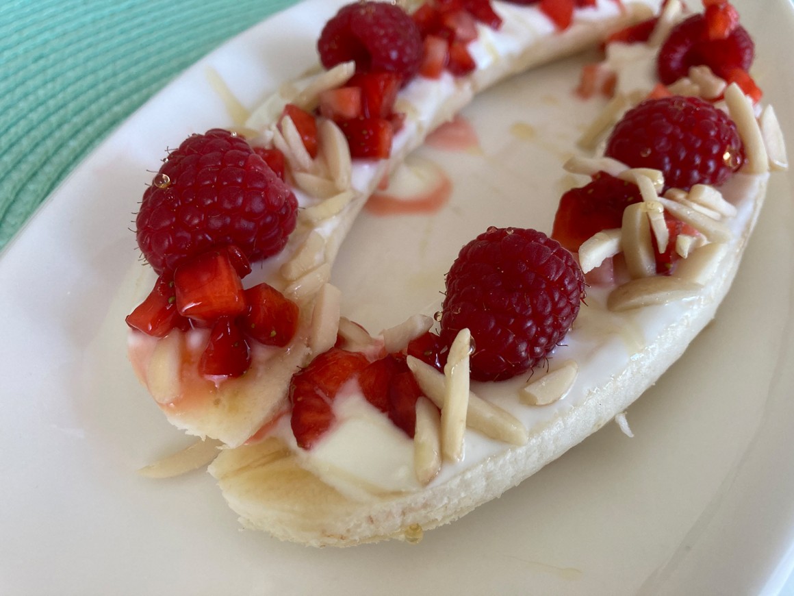 Gesunder Bananensplit