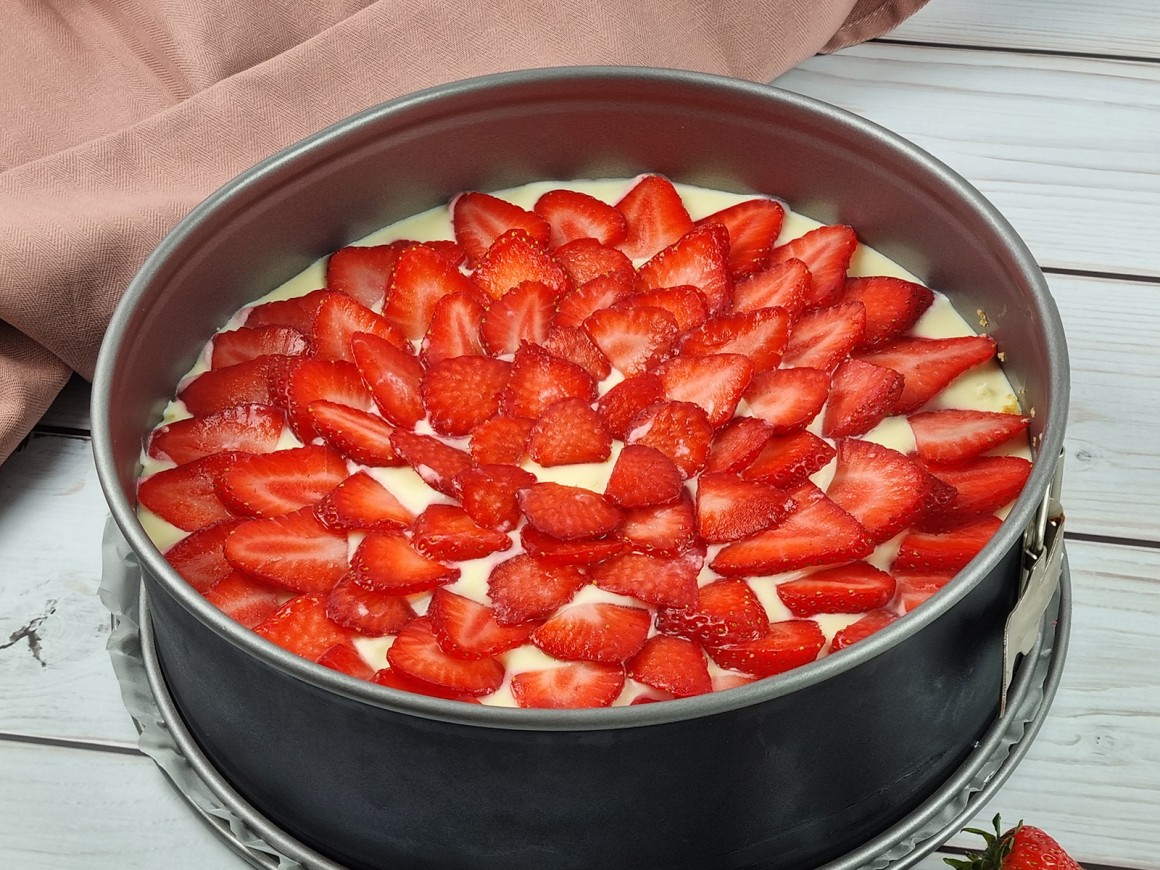 Erdbeerkuchen ohne backen - Rezept