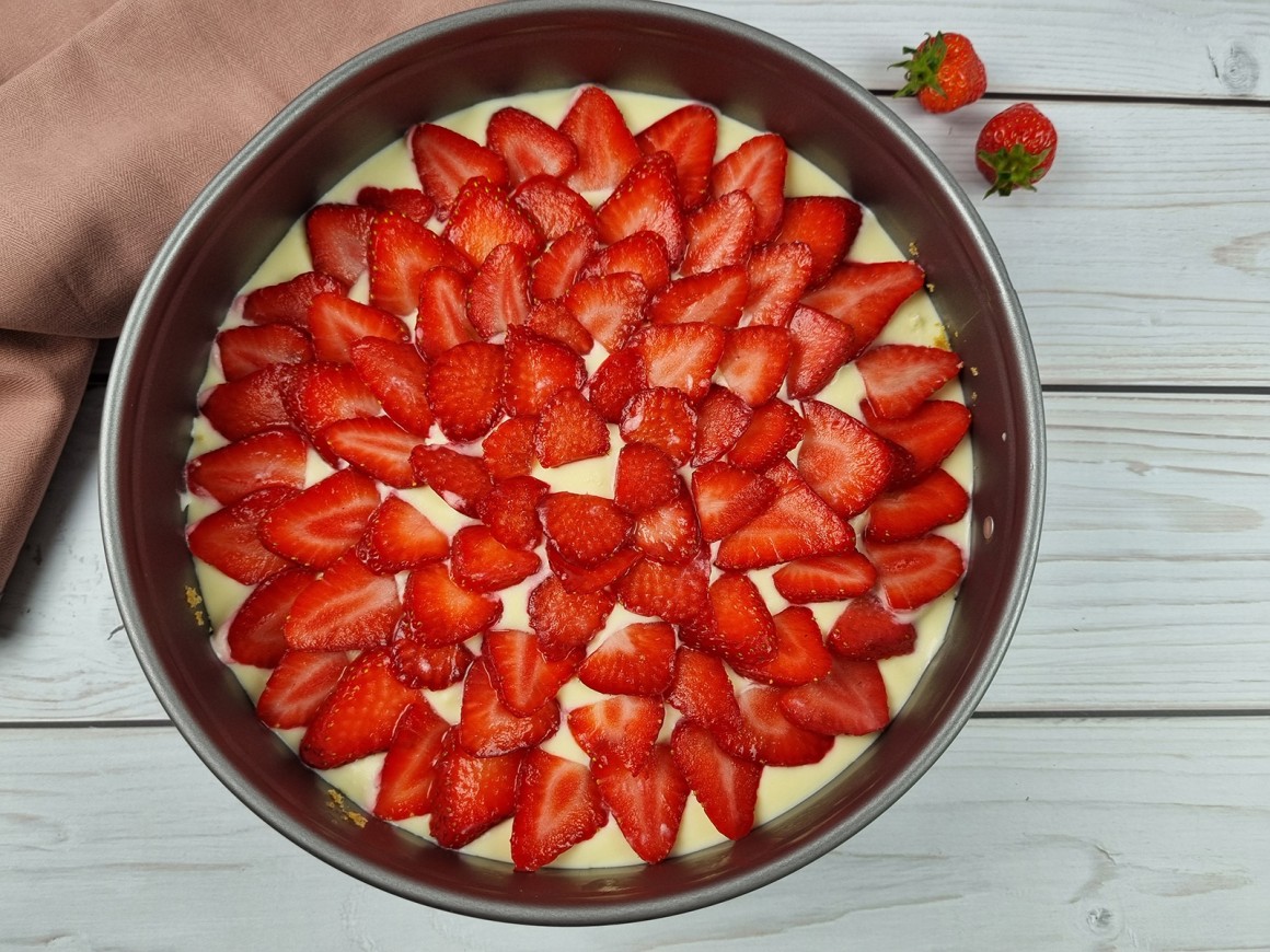 Erdbeerkuchen ohne backen