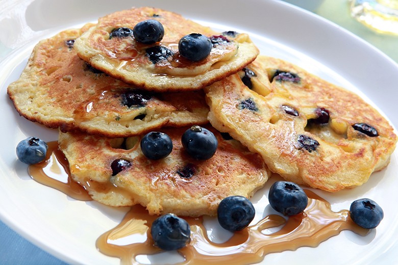 Blaubeerpfannkuchen