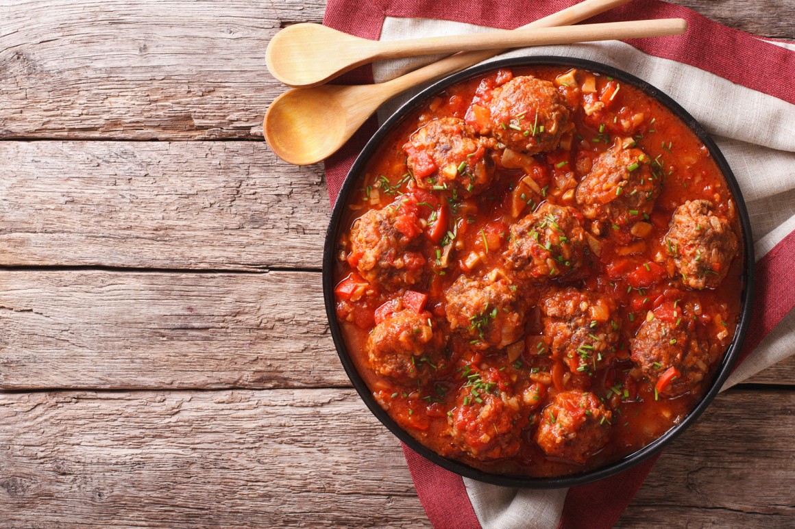 Albondigas - Spanische Hackbällchen in Tomatensauce