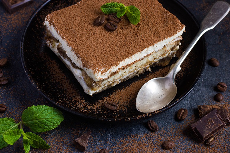Tiramisu ohne Ei mit Sahne und Mascarpone