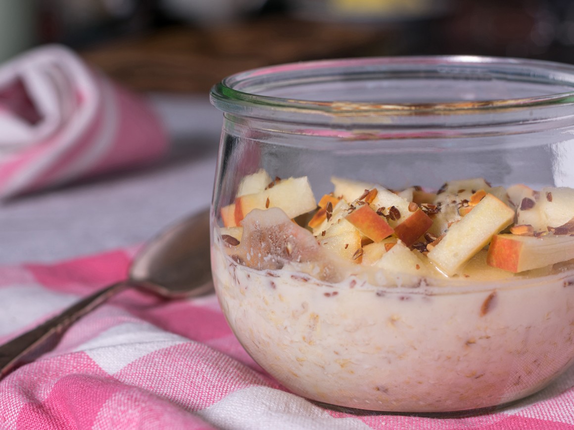 Kalorienarme Overnight Oats