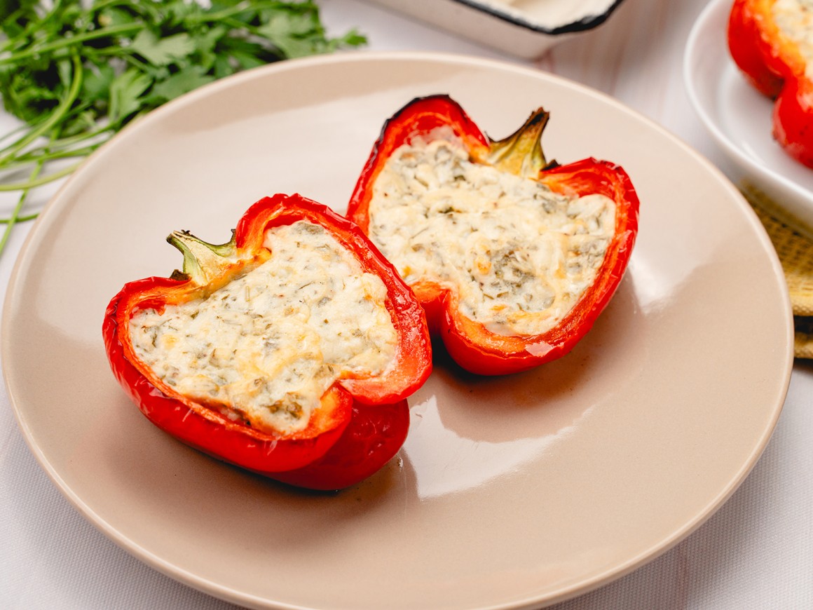 Gefüllte Paprika mit Feta