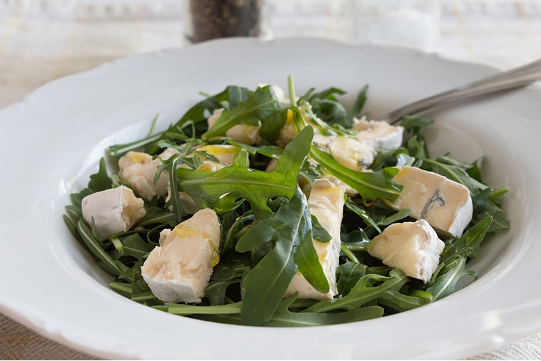 Rucola-Salat mit Roquefort