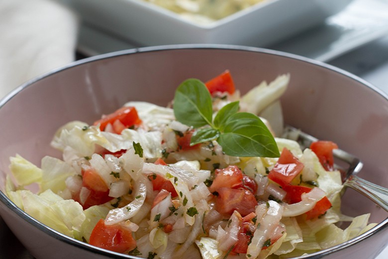 Basilikum-Tomaten-Vinaigrette