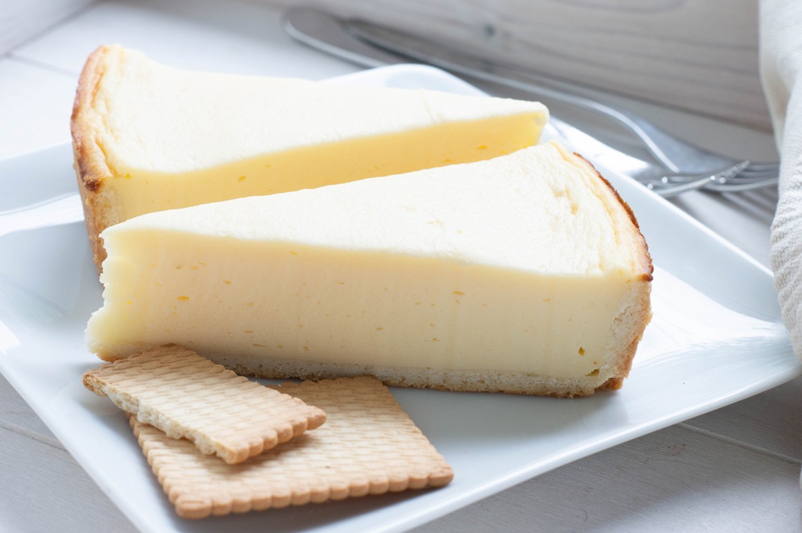 Cheesecake mit Keksboden