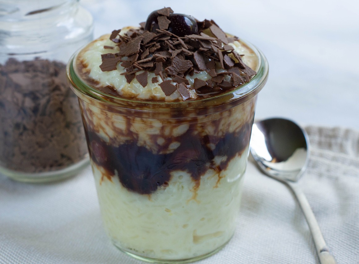 Kirsch-Mascarpone-Risotto - Rezept