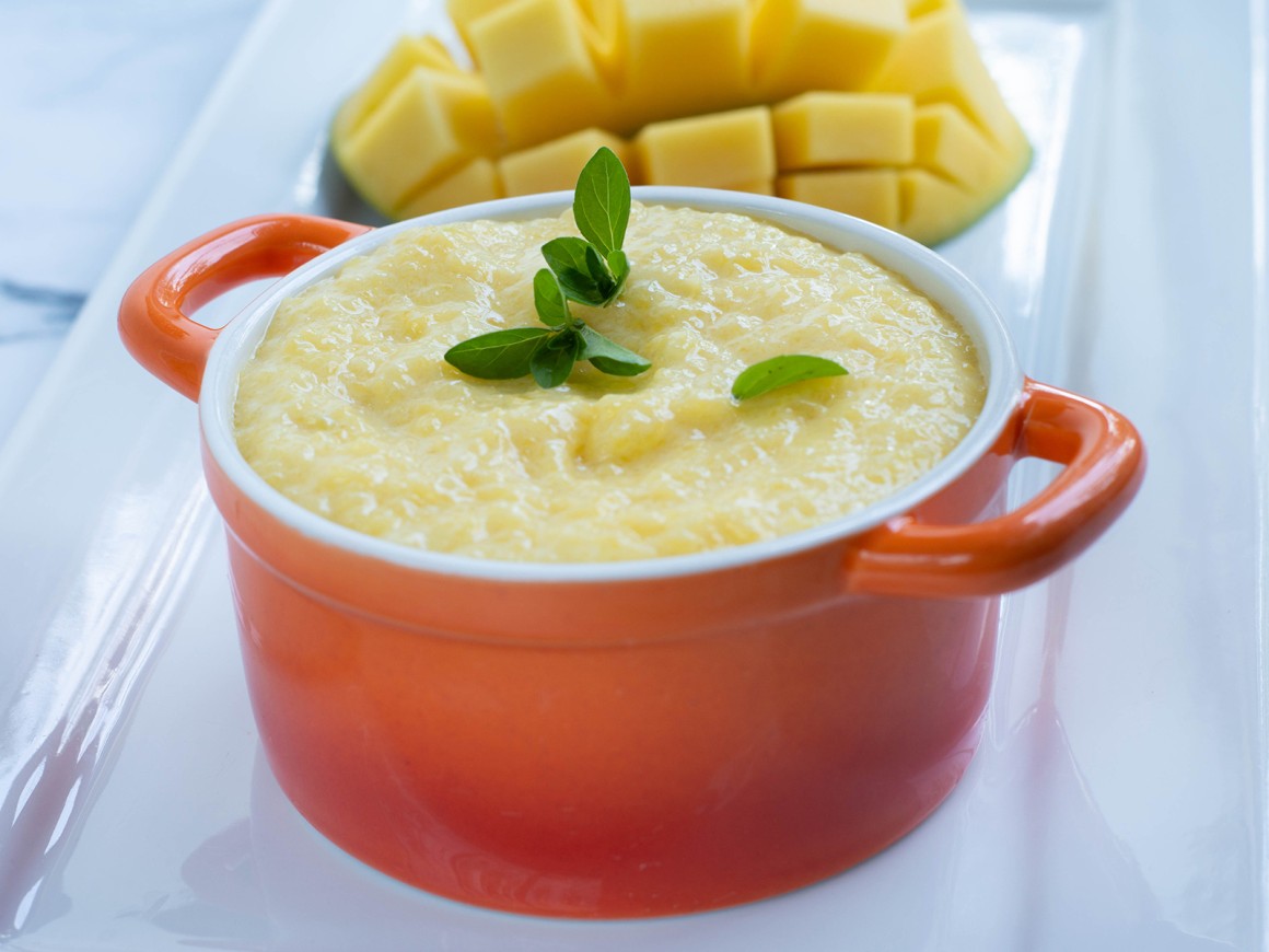 Joghurt-Dip mit Mango - Rezept