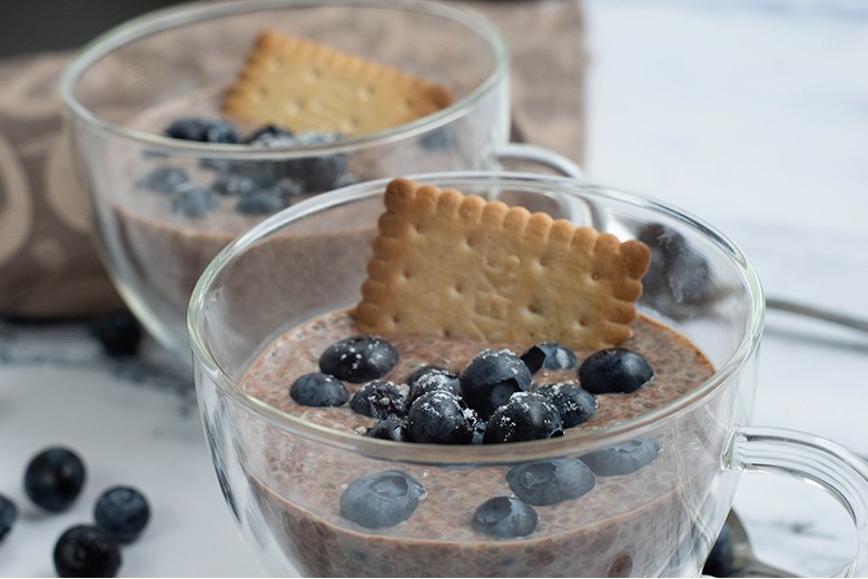 Schokocreme mit Beeren