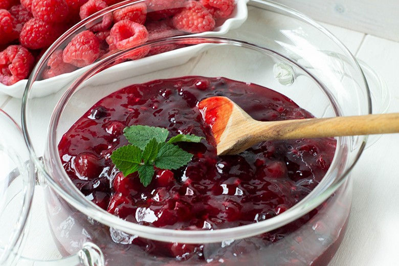 Rote-Grütze aus der Mikrowelle