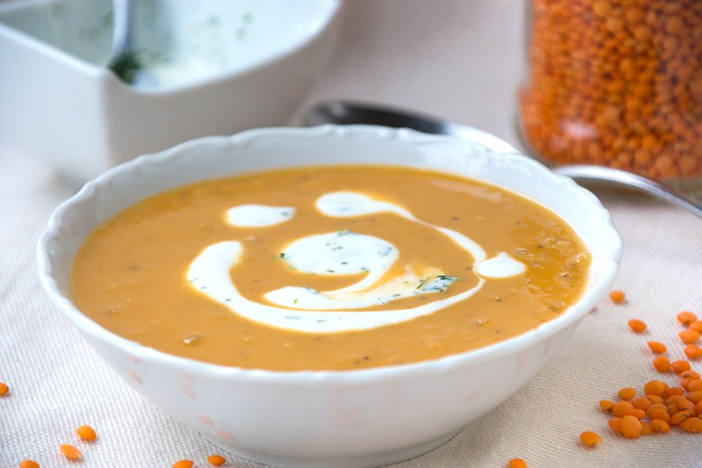 Orientalische Linsensuppe
