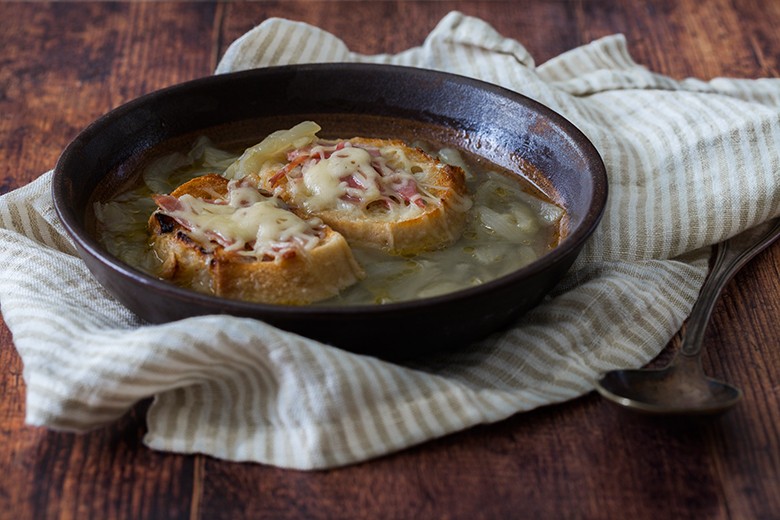 Käsesuppe nach französischer Art