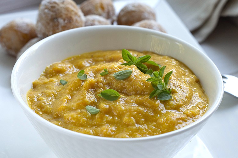 Bananen-Dip mit Curry
