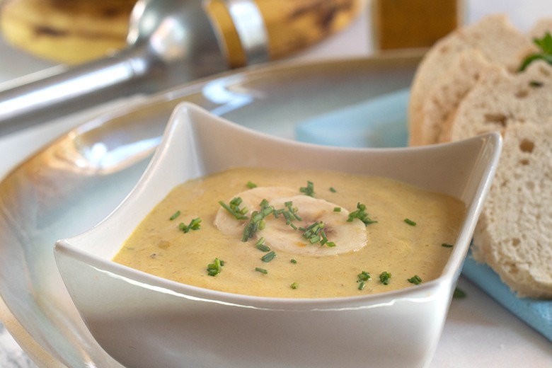 Bananen-Ingwer-Curry-Dip