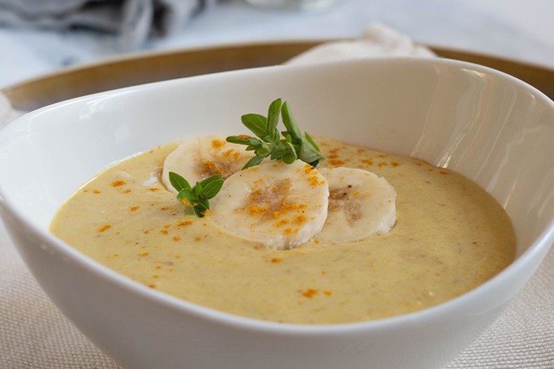 Currydip mit Banane