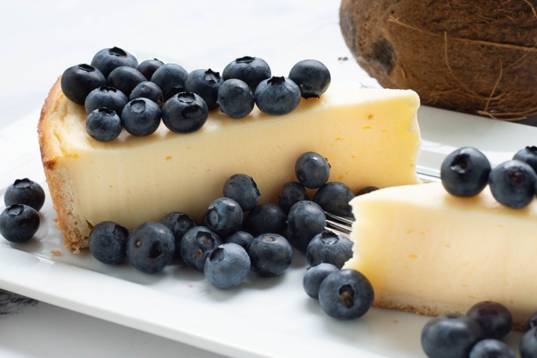 Kokos-Käsekuchen ohne Backen