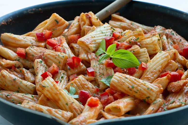 Paprika-Mozzarellasoße
