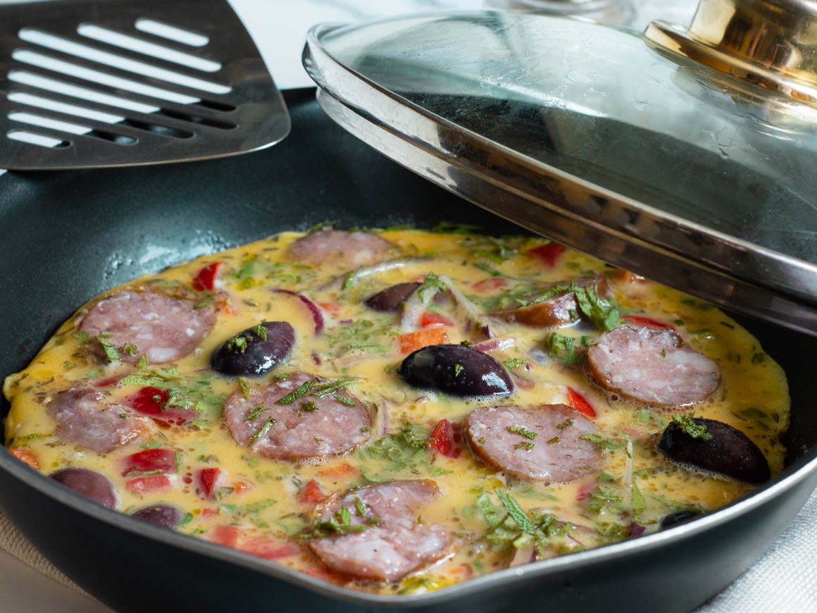 Frittata mit Kabanos