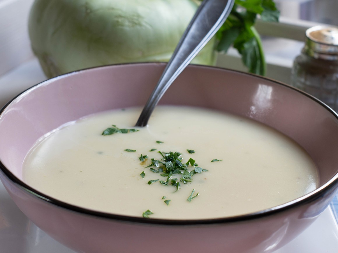 Topinambursuppe mit Ingwer
