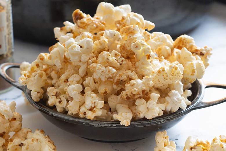 Popcorn mit Zimt-Karamell