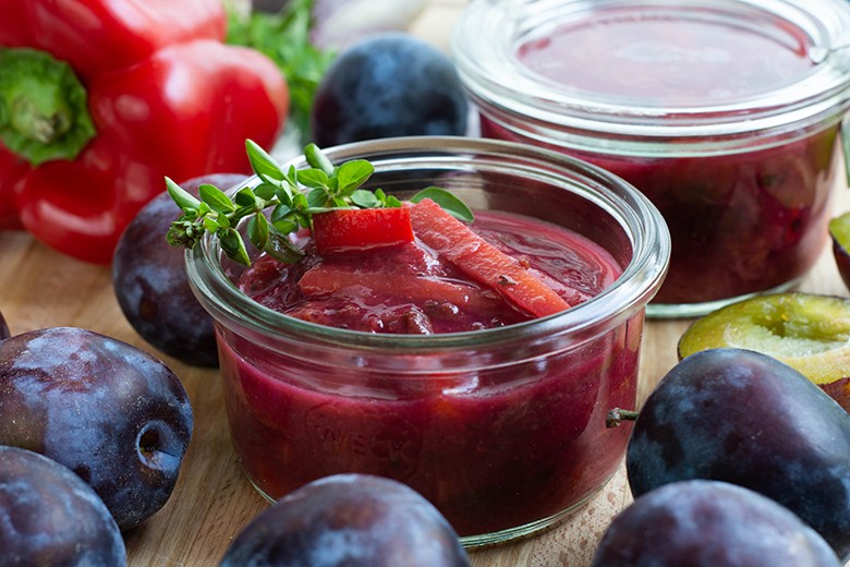 Pflaumen-Paprika-Chutney