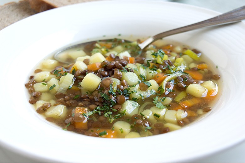 Vegane Linsensuppe
