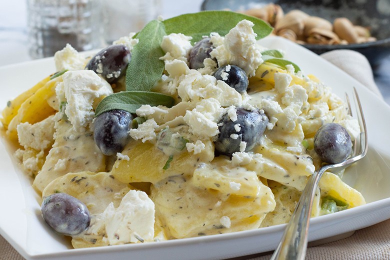 Kartoffel-Schafskäse-Salat