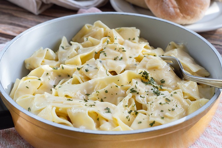One Pot Pasta mit Gorgonzola
