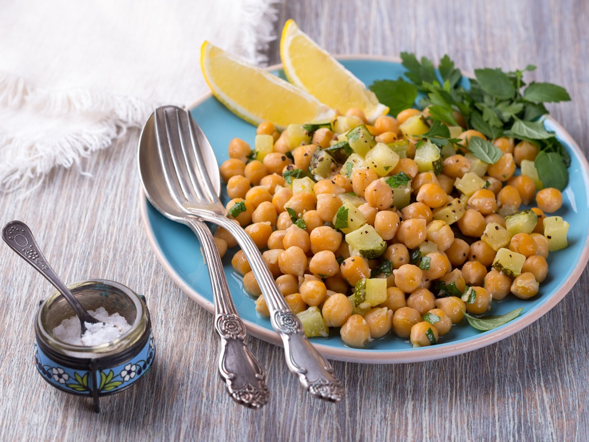 Kichererbsen mit Zucchini - Rezept