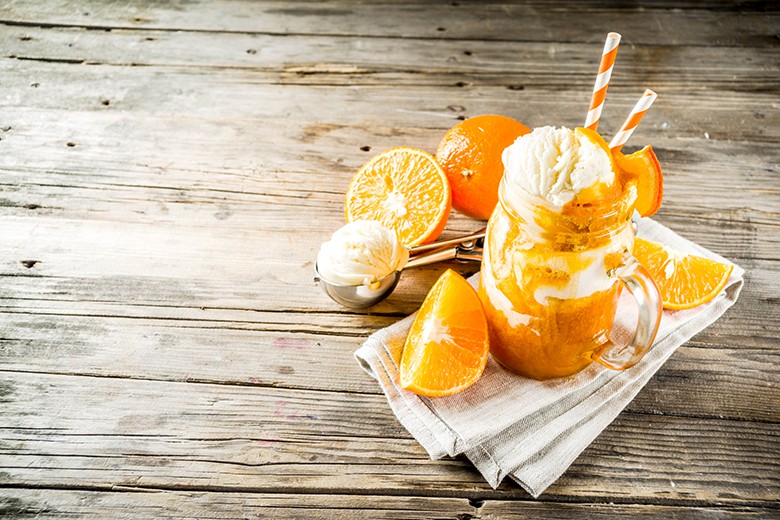Orangen-Float