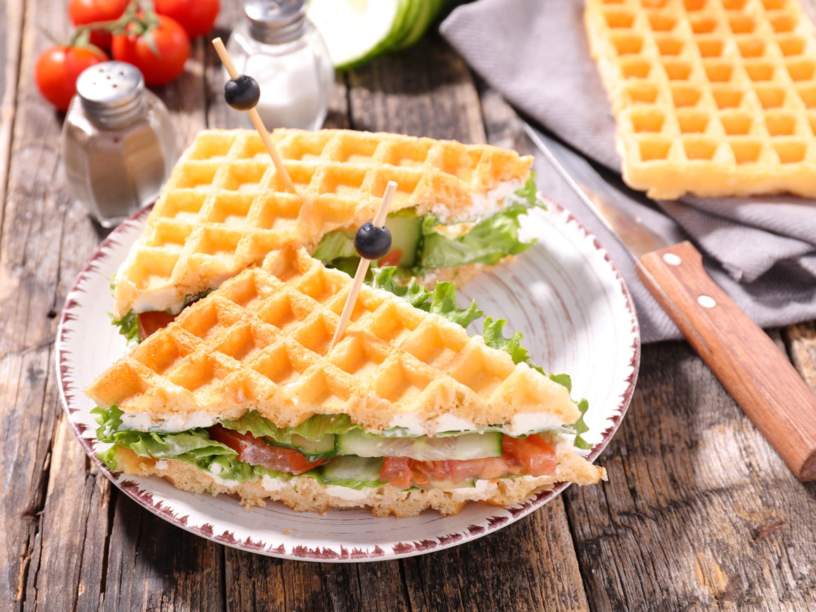 Waffel-Sandwich