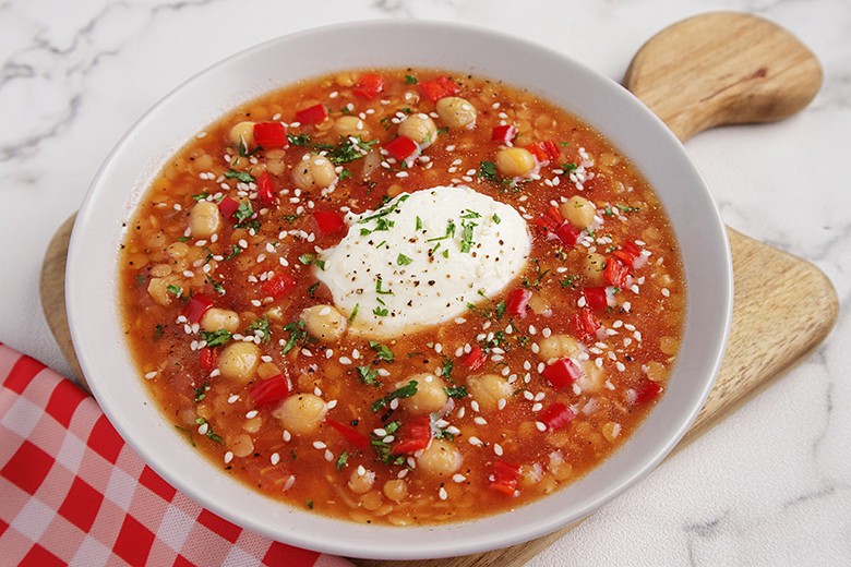 Orientalische Linsensuppe