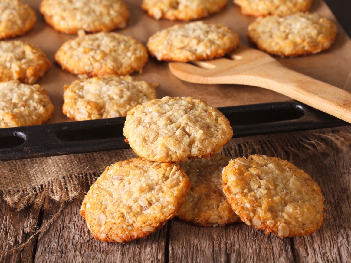 Cookies mit Haferflocken und Kokos