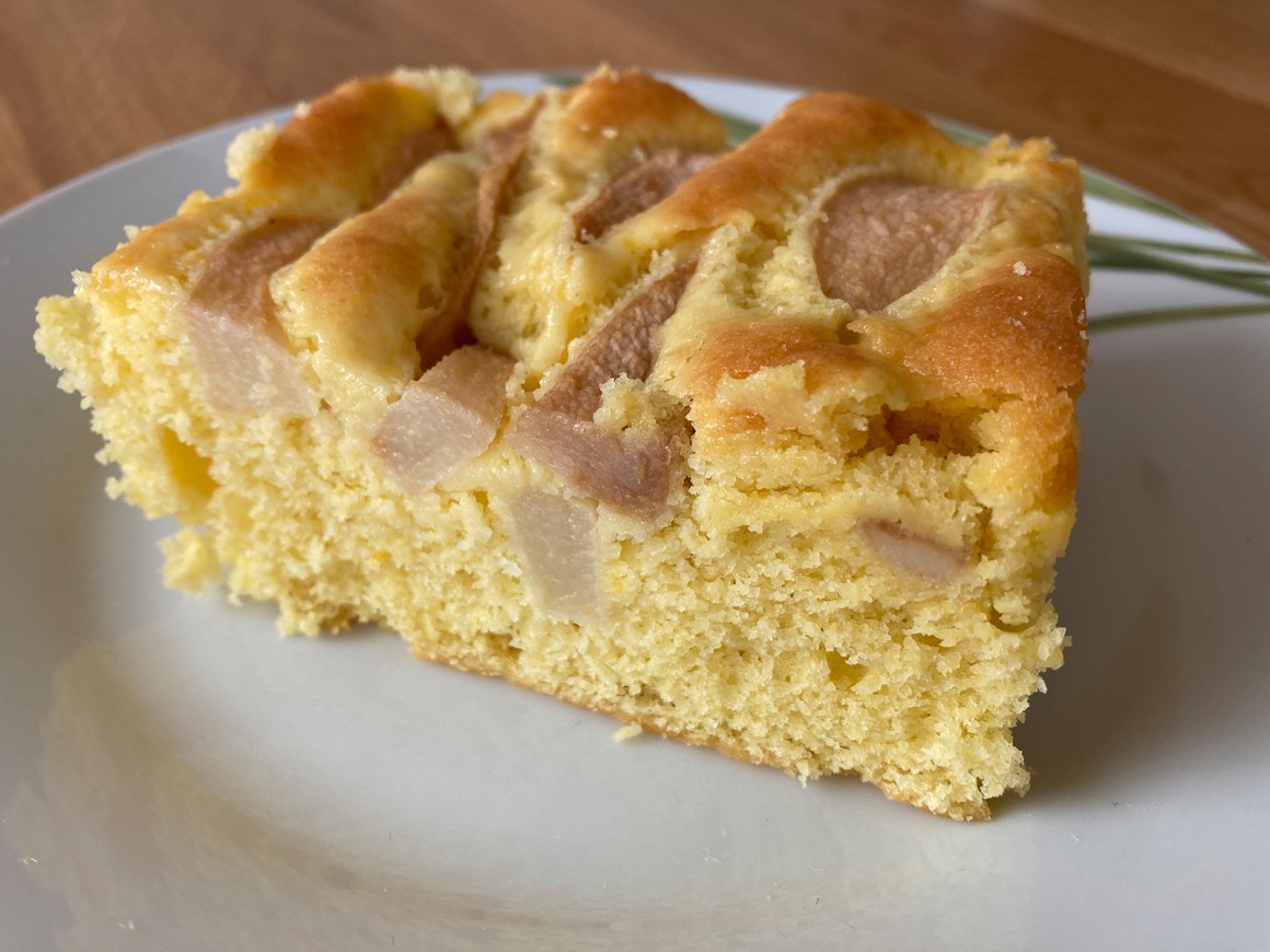 Birnenkuchen vom Blech