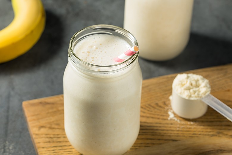 Bananen-Eiweißshake