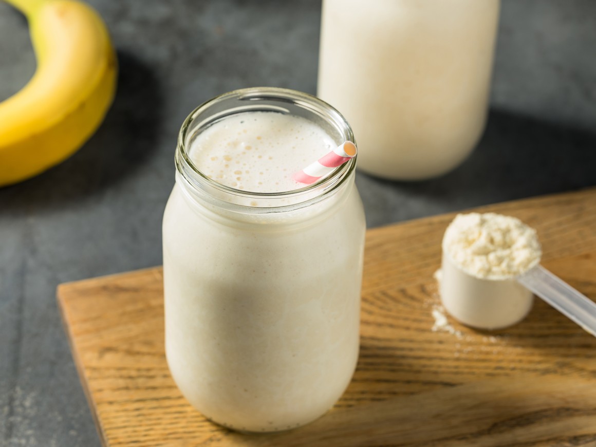 Bananen-Eiweißshake