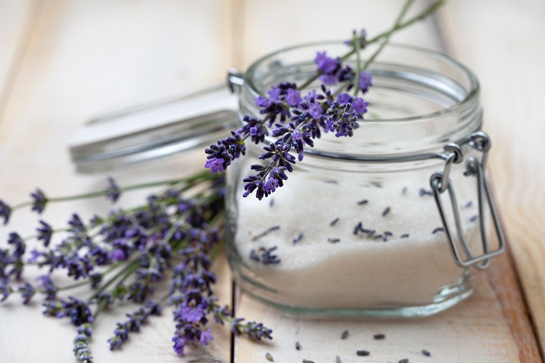 Lavendel-Zitronen-Zucker