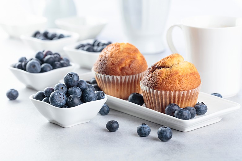 Blaubeer-Roggen-Muffins