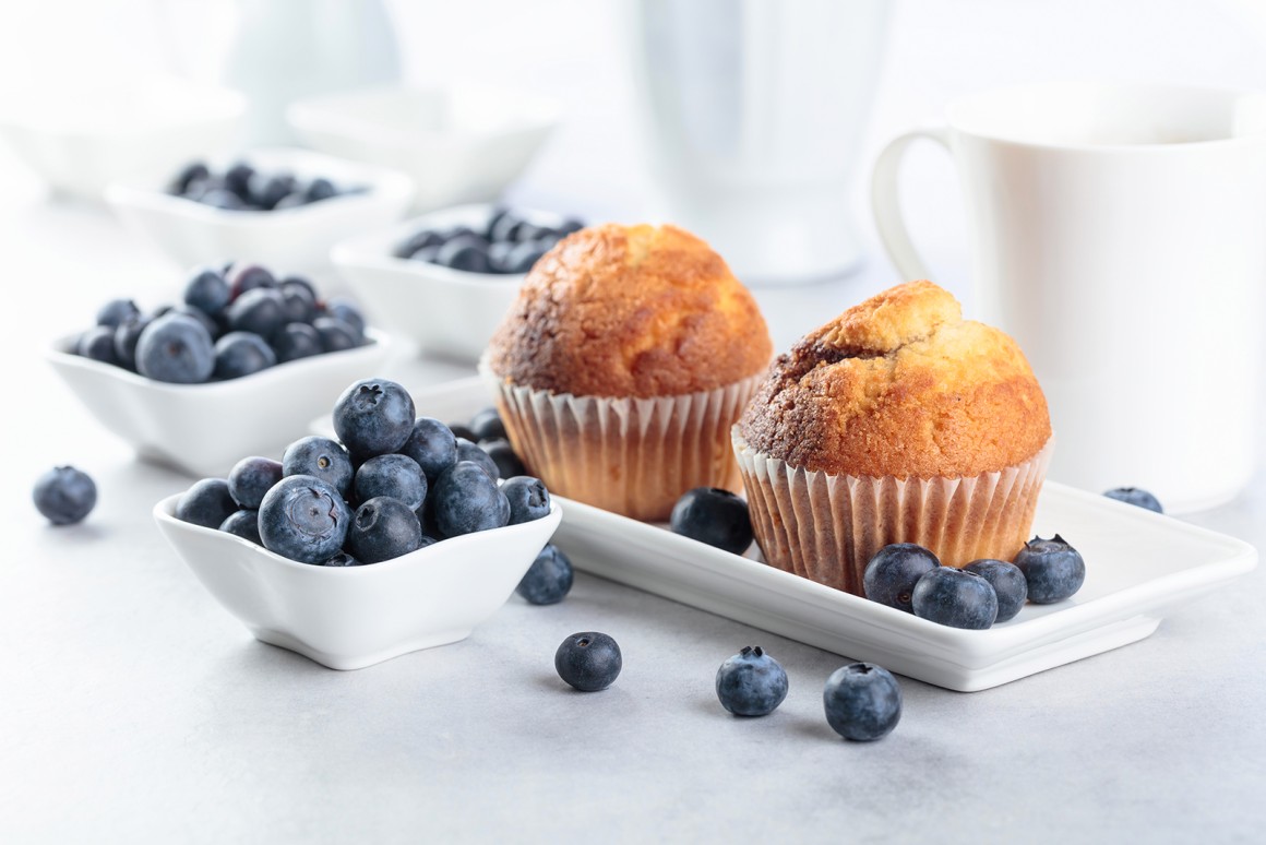 Blaubeer-Roggen-Muffins
