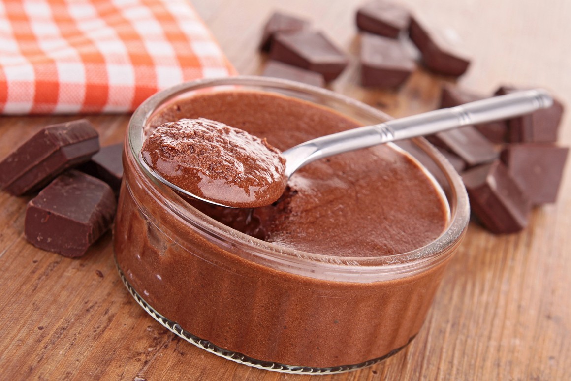 Schokoladen-Chili-Mousse
