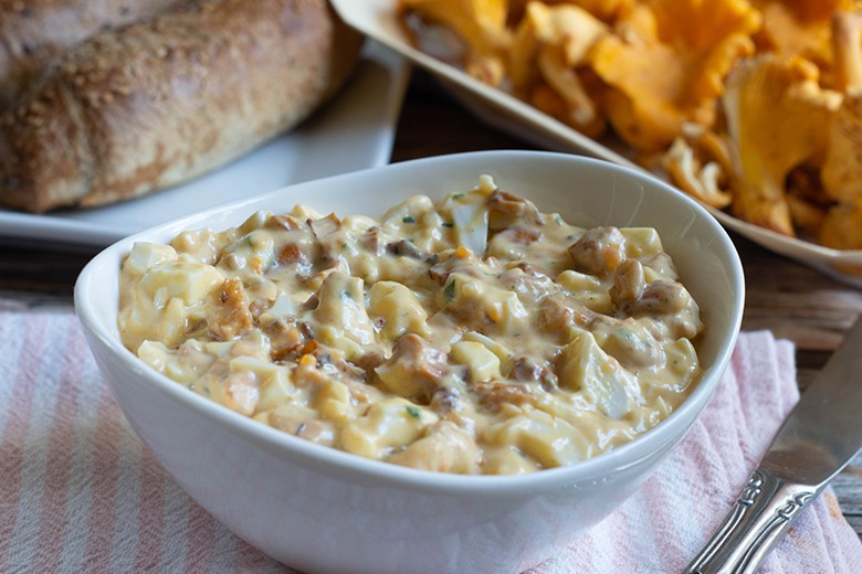 Eier-Pfifferling-Salat