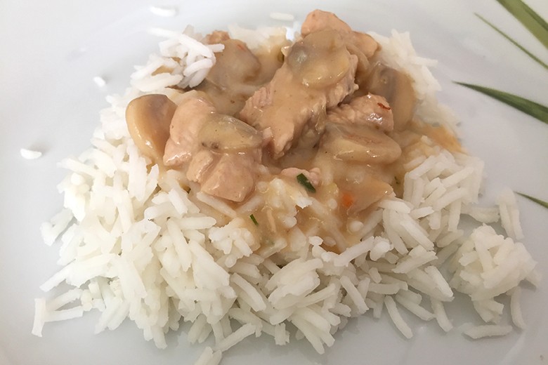 Putengeschnetzeltes mit Champignons